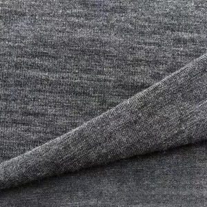 32s/1 80% poliéster 20% <span class=keywords><strong>lana</strong></span> merino Melange Heather Grey Fine Light <span class=keywords><strong>Jersey</strong></span> tejido de punto - Product Image 6