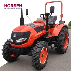 Haute qualité 40 HP 50 HP 55 HP 4 W D tracteurs agricoles et tracteur chargeur frontal motoculteur pour l'agriculture fabriqué en Chine par Horsen