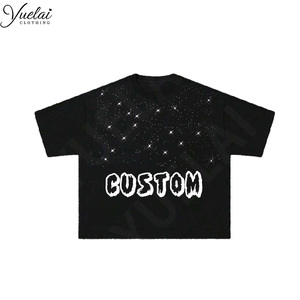 Kleding Fabrikanten <span class=keywords><strong>Custom</strong></span> Heren Hoge Kwaliteit Strass <span class=keywords><strong>T</strong></span>-<span class=keywords><strong>Shirts</strong></span> Sneldrogende Stoffen Casual Street Style Heren <span class=keywords><strong>T</strong></span>-<span class=keywords><strong>Shirts</strong></span> - Product Image 1