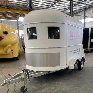Personnalisé <span class=keywords><strong>Vintage</strong></span> Mobile Coffee Ice Cream Mobile Coffee Bar Beer Mobile horse trailer - Product Image 4