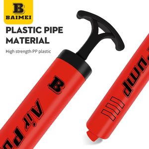 مضخة يدوية من الألومنيوم BAIMEI ، نفخ اليوغا في صالة الألعاب الرياضية ، مضخة هواء يدوية صغيرة محمولة مع إبرة - Product Image 2