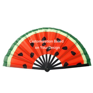 Éventail à main en bambou de grande taille personnalisé, design classique traditionnel, sublimation, éventails vierges pour <span class=keywords><strong>mariage</strong></span> avec logo imprimé, éventails à main - Product Image 5