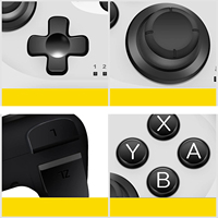 Contrôleur de jeu sans fil SW001 pour interrupteur Six axes Double choc manette de jeu accessoires pour Nintendo Switch Joystick