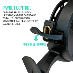 Harga pabrik gulungan es berputar plastik Semimetal tarikan maksimum 6kg aliran air tawar tahan lama untuk es tahan korosi - Product Image 6