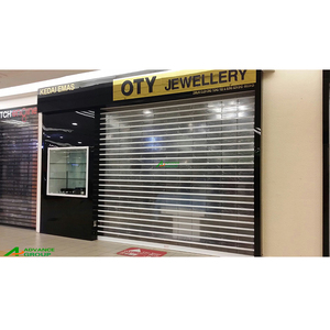 Nouvelles portes transparentes à volet roulant en <span class=keywords><strong>PVC</strong></span> Commercial Shopfront automatique en aluminium polycarbonate enrouler <span class=keywords><strong>porte</strong></span> <span class=keywords><strong>de</strong></span> <span class=keywords><strong>garage</strong></span> prix bon marché - Product Image 2