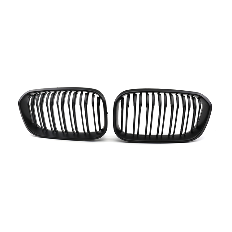 Double Slat Matte Black