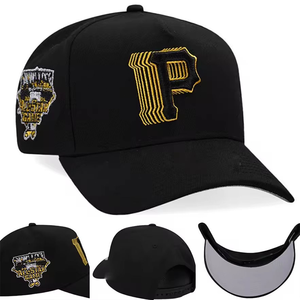 Venta al por mayor de alta calidad gorras de béisbol Unisex moda elegante ajustado deportes sombreros en blanco liso gorra de béisbol Unisex - Product Image 2