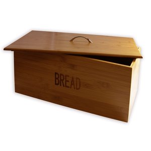Boîte à pain en bambou et bois Xingzhu, conteneur de rangement en bambou pour la cuisine - Product Image 1