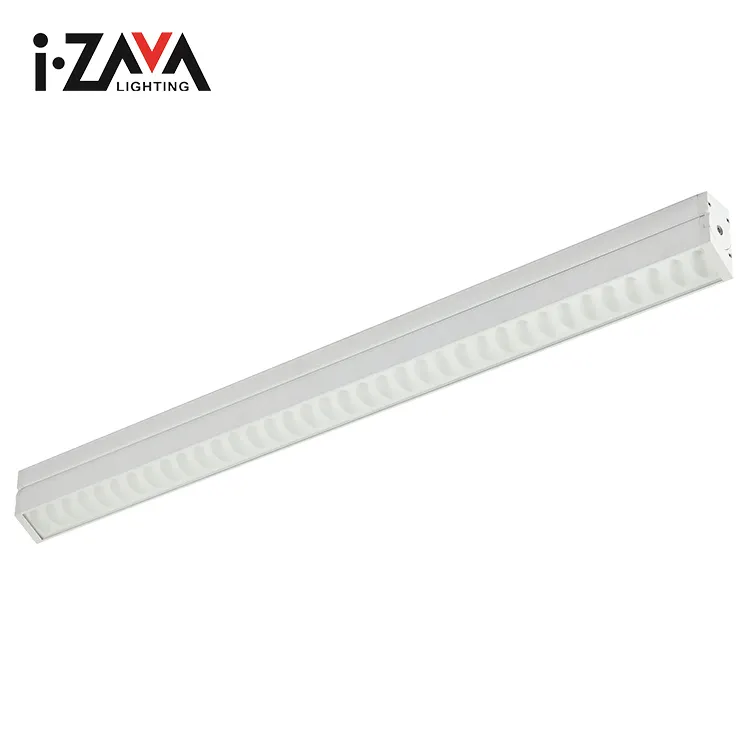 Alüminyum kapalı süpermarket tavana monte 100CM 64W Smd Led lineer floresan tüp lamba