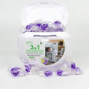 Cápsulas de Detergente Concentrado para Ropa, Perlas de Tres Cavidades Clover, Fragancia Duradera, Aroma Prolongado, Limpieza Profunda - Product Image 2