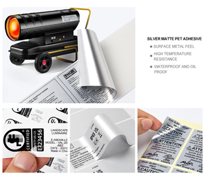 <strong>Strong</strong> Stickiness Custom <strong>Adhesive</strong> <strong>Sticker</strong> <strong>Vinyl</strong> PVC Labels Electrical Appliances Waterproof Oil Proof Label Roll - Product Image 4