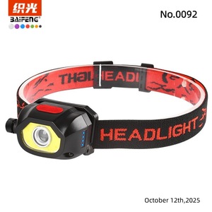 Smart Wave <b>Sensor</b> Headlamp 10cm Infrared LED Rechargeable Outdoor Camping <b>Light</b> - Product Image 2
