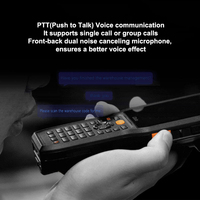 Terminal Portátil PDA Android 12 Resistente de 4 Pulgadas, 6700mAh, Octa-core 2.0GHz, 4+64GB, IP68, PDA Industrial con Teclado para Almacén
