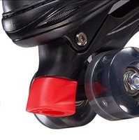 Chaussures de Skate à roulettes pour enfants, patins à Double rangée réglables de haute qualité, 4 pièces