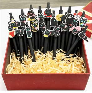 Stylo à bille Black Cat, un incontournable <span class=keywords><strong>pour</strong></span> les amoureux des chats. Idée cadeau créative, indispensable au bureau, papeterie amusante - Product Image 6