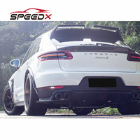 Alerón Trasero de Fibra de Carbono para Porsche Macan 2014-2017, Kit de Carrocería CMST, Estilo Macan CMST, Alerón Central