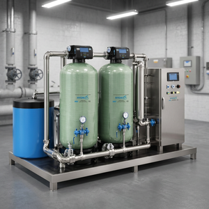 Planta de Desalinización de Agua Controlada por PLC de 2000 LPH a 10000 LPH con Ósmosis Inversa e Intercambio Iónico - Product Image 3