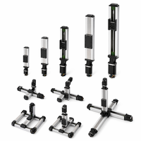Kit de Robot CNC de 3 Ejes XYZ con Guía Lineal de Acero para Rodamientos de Alta Precisión de 0.05 mm, Estructura Cerrada, para Automatización de Grabado Láser