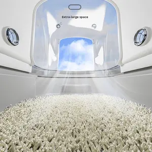 Extra große geruchs-und spritzwasser geschützte Katzen toilette PP-Material Leicht zu reinigendes Schubladen-Flip-Top-Design für grenz überschreitende Zwecke - Product Image 3