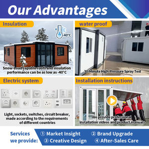 <span class=keywords><strong>Casa</strong></span> Container Modulare Prefabbricata a <span class=keywords><strong>Lunga</strong></span> Durata, Design Anticorrosione per Zone Umide Costiere e Bagnate - Product Image 3