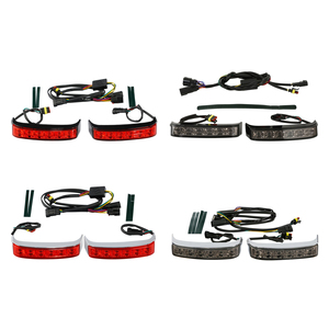 Luz LED TCMT para Alforjas, Luz de Freno, Direccional, Compatible con <span class=keywords><strong>Harley</strong></span> Touring Street Glide Road King Electra Glide 2014-2024 - Product Image 1