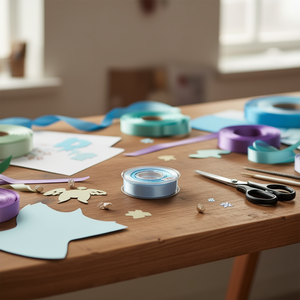 Nastro in Raso Ilan 2.5cm 25Y Azzurro D-28 - Product Image 2