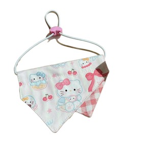 Cute Pet Triangular Scarf Cartoon Pattern Adjustable Bandana For Dogs Cats Small Medium Size All Seasons - Product Image 5