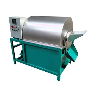 Asador de nueces de grano multifuncional para el hogar pequeño, rodillo automático comercial, cacahuete, sésamo, almendra, anacardo, tostador de nueces de soja