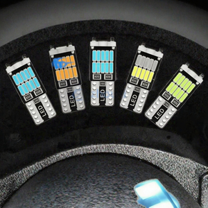 Ampoule LED T10 W5W 2COB 12V DC avec connecteur Canbus pour éclairage intérieur de voiture, VW, Ford, BMW, rénovation et mise à niveau - Product Image 2