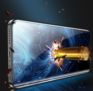 Verre trempé à grande courbe en aluminium de 0.4mm pour iphone 13 pro max 14 pro avec filet anti-poussière pour le récepteur de téléphone - Product Image 6