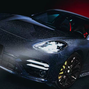 Vinilo Brillante para Envolver Completamente el Vehículo/Auto, Color Negro Diamante, con Revestimiento PET, Gran Venta - Product Image 2