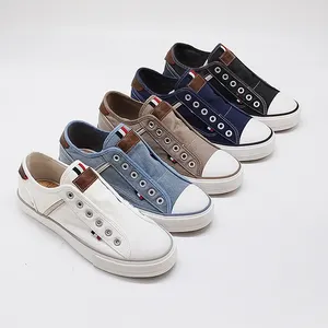 Custom Logo Canvas Trendy Shoes Women's Fashion Lace Up White Black Canvas Sneakers Shoes For Ladies