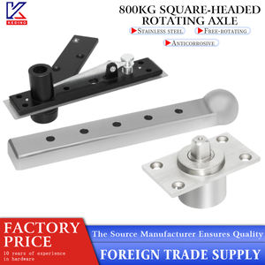 مفصلات أبواب خفية حديثة من الفولاذ المقاوم للصدأ قابلة للدوران 360 درجة مع سهولة التركيب للأبواب الخشبية - Product Image 3