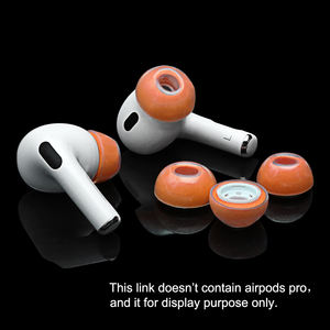 Puntas de Silicona y Espuma Viscoelástica Antideslizantes para Auriculares Bluetooth Apple <span class=keywords><strong>Airpods</strong></span> <span class=keywords><strong>Pro</strong></span> 1/2, Tapones Protectoras para Auriculares, Reducción de Ruido - Product Image 6