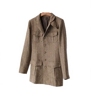 Nouvelle Collection Hiver 2025 – Manteau en Laine Écologique à Bouton Unique, Manches Longues, Style Vintage, Multi-Poches, en PU - Product Image 2