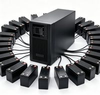 UPS Online Kritis-Misi 1KVA 3KVA 10KVA Gelombang Sinus Murni 0ms Switching Power untuk Telekomunikasi & CCTV