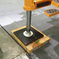 Plaque de stabilisation anti-choc pour grue, coussin de protection portable en plastique, service de découpe OEM ODM, patins de stabilisation pour équipement lourd