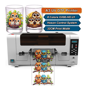 New i3200hd phun Pha lê in ấn plotter UV dán nhãn tự động cuộn kỹ thuật số UV dtf máy in phim UV LED máy in - Product Image 1