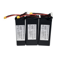 Batterie LiPo rechargeable 8S 29,6V 12000mAh 60C à décharge élevée, longue autonomie, pour applications de drones industriels à charge lourde
