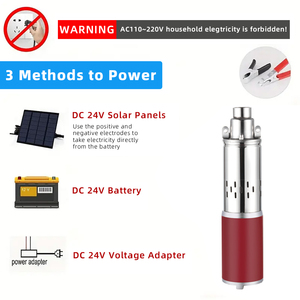 <span class=keywords><strong>Pompe</strong></span> à Eau Solaire DC 24V 250W 1500 Litres/h Submersible <span class=keywords><strong>pour</strong></span> <span class=keywords><strong>Puits</strong></span> Profond, Énergie Solaire <span class=keywords><strong>pour</strong></span> Irrigation <span class=keywords><strong>Jardin</strong></span> et Maison - Product Image 3