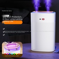 Humidificateur mécanique à double pulvérisation grande capacité, éclairage d'ambiance, contrôle par application, grande atomisation pour usage domestique - Meilleures ventes