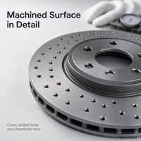 Disque de frein personnalisé OEM ODM certifié E Mark et testé SGS, rotor de frein revêtu, usine de fabrication pour Renault Sandero OE 316271091R
