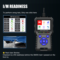 Escáner OBD2, Herramienta de Diagnóstico para Autos, OBD II Completo, Lector Universal de Códigos de Error de Vehículos, Lector de Luz de Advertencia del Motor con Búsqueda de DTC