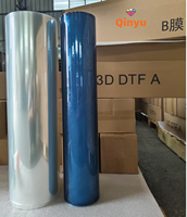 Film Qinyu QY-uv UV DTF avec effet de broderie 3D en relief pour impression textile par transfert thermique à basse température ( Respectueux de l'environnement)
