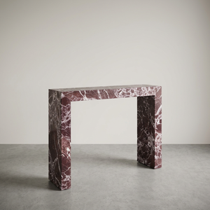 Tostone Italy Rosso Levanto Red Natural Marble <strong>Console</strong> <strong>Table</strong> <strong>for</strong> Home Living Room Hall Hotel Villa Interiors Decoration - Product Image 1