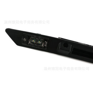 Luz de matrícula trasera para Audi A8 A8L 4E0827574M3FZ, metálica integrada, distancia entre orificios de 205 mm, interruptor de manija de tapa de maletero - Product Image 4