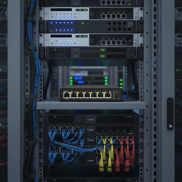 Compact Design Layer 2 Web GUI Managed 5-Port Gigabit Ethernet Switch