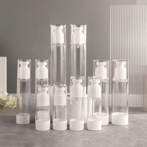 Wholesale Lotion Pump Bottle Clear Liquid Serum <b>Spray</b> Plastic Bottles Cosmetic Airless Pump Bottle - Product Image 6