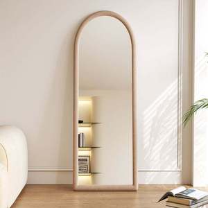 Chất lượng cao Kính MDF cong khung đầy đủ cơ thể mặc quần áo gương thiết kế hiện đại shatterproof dày hộ gia đình tầng thường vụ - Product Image 4