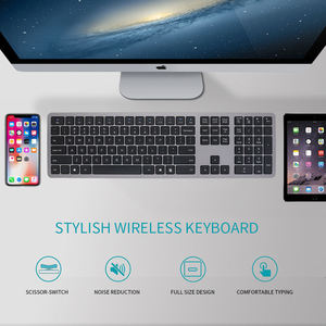 Teclado Inalámbrico de Tamaño Completo para Oficina, Teclado Inalámbrico de 2.4g para hp Probook 440 G1 - Product Image 3